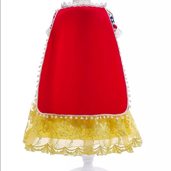Luxury Embroidered Snow White Costume Dress - Picture 3 of 9